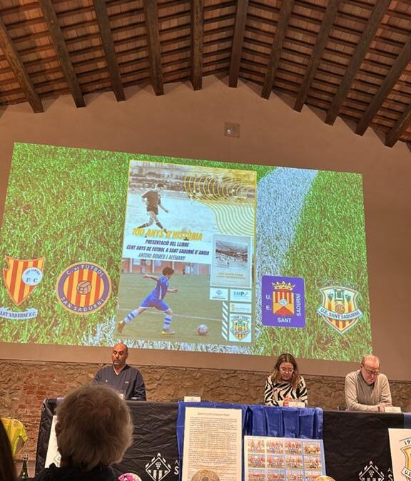 Serveis Mèdics Penedès Fomenta la Cultura Local: Patrocina el Llibre ‘Cent Anys de Futbol a Sant Sadurní d’Anoia